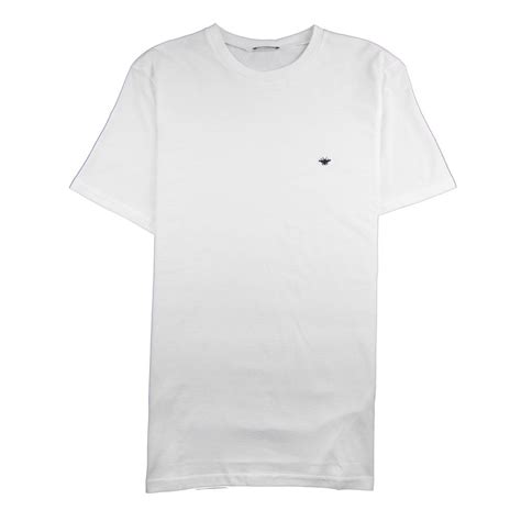 dior t-shirt bee|white cotton bee shirt.